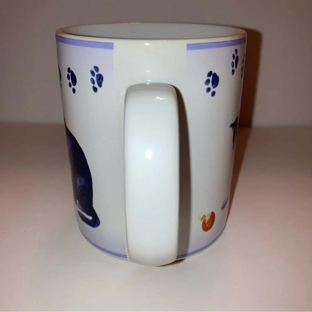 RARE Casamoda Cat Paw Prints Limited Edition Collectible Kitty NEW Ceramic Mug - Picture 5 of 10